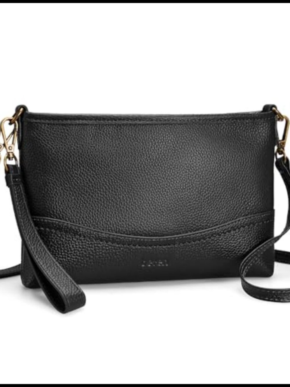 Genuine Leather Wristlet Wallet for Women RFID Crossbody Clutch Purse